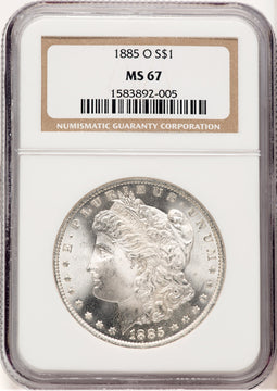 1885-O Morgan Dollar NGC MS67 (506662010)