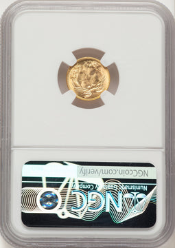1888 G$1 Gold Dollar NGC MS67+