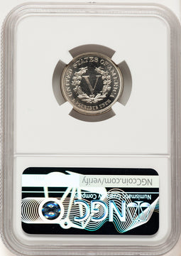 1883 5C No Cents CA Proof Liberty Nickel NGC PR67