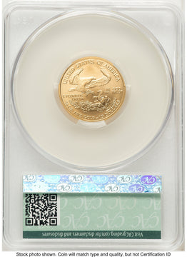 2008-W Burnished Gold Eagle 1/4 oz Non Designation CACG MS70