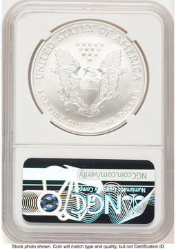 2008-W Reverse of 2007 Burnished Silver Eagle 1 oz Jeff Garrett Red Book NGC MS70 2008-W Reverse of 2007 Burnished Silver Eagle 1 oz Jeff Garrett Red Book NGC MS70