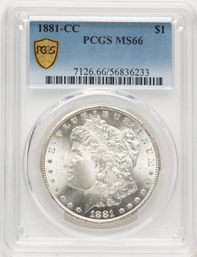 1881-CC Morgan Dollar PCGS MS66 (506971007)
