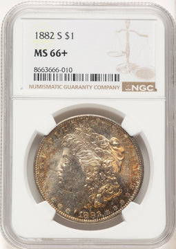 1882-S Morgan Dollar NGC MS66+