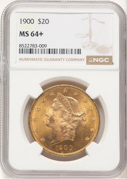 1900 $20 Liberty Double Eagle NGC MS64+ (507266084)