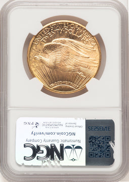 1925 $20 Saint-Gaudens Double Eagle NGC MS66+ (507267038)