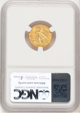 1913 $2.50 Indian Quarter Eagle NGC MS64 (507444020)