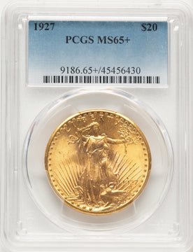 1927 $20 Saint-Gaudens Double Eagle PCGS MS65+ 1927 $20 Saint-Gaudens Double Eagle PCGS MS65+
