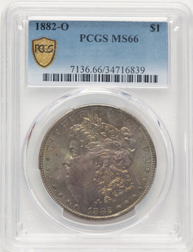 1882-O Morgan Dollar PCGS MS66 (507589001)