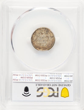 1873-CC 10C ARROWS Genuine Seated Dime Genuine PCGS XF40