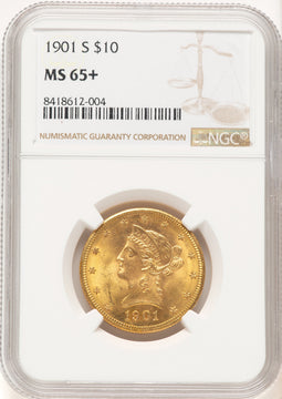 1901-S $10 Liberty Eagle NGC MS65+