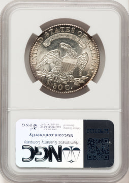1830 50C Small 0 Bust Half Dollar NGC MS61