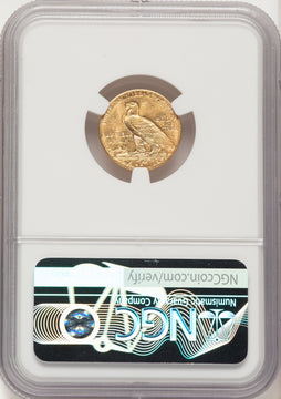 1914-D $2.50 Indian Quarter Eagle NGC MS62 1914-D $2.50 Indian Quarter Eagle NGC MS62