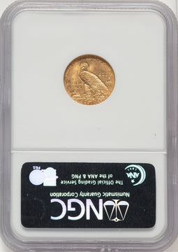 1915 $2.50 Indian Quarter Eagle NGC MS64 1915 $2.50 Indian Quarter Eagle NGC MS64