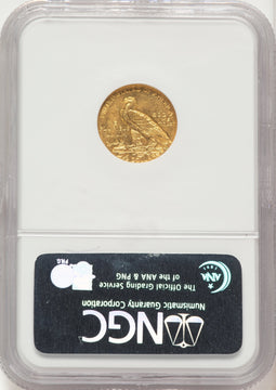 1908 $2.50 Indian Quarter Eagle NGC MS62
