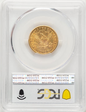 1882-CC $5 CAC Liberty Half Eagle PCGS AU55