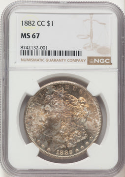 1882-CC Morgan Dollar NGC MS67