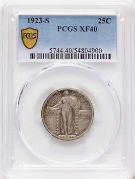 1923-S 25C Standing Liberty Quarter PCGS XF40 1923-S 25C Standing Liberty Quarter PCGS XF40