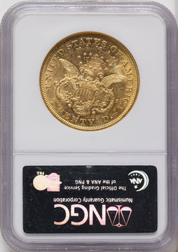 1870-S $20 Liberty Double Eagle NGC AU55 1870-S $20 Liberty Double Eagle NGC AU55