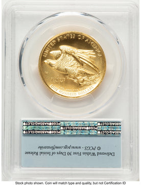 2015-W G$100 American Liberty High Relief FS Flag PCGS MS70 2015-W G$100 American Liberty High Relief FS Flag PCGS MS70