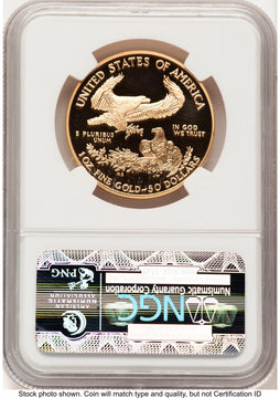 2002-W Proof Gold Eagle 1 oz Brown Label NGC PF70 2002-W Proof Gold Eagle 1 oz Brown Label NGC PF70