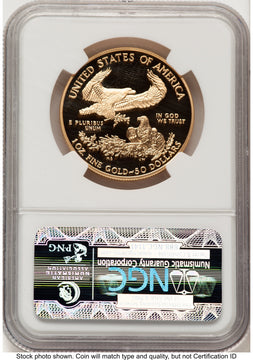 2003-W Proof Gold Eagle 1 oz Brown Label NGC PF70 2003-W Proof Gold Eagle 1 oz Brown Label NGC PF70