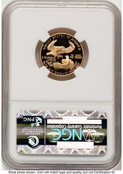 1991-P Proof Gold Eagle 1/4 oz Brown Label NGC PF70 1991-P Proof Gold Eagle 1/4 oz Brown Label NGC PF70