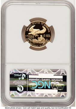 1996-W Proof Gold Eagle 1/4 oz Brown Label NGC PF70 1996-W Proof Gold Eagle 1/4 oz Brown Label NGC PF70