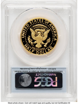 2014-W 50C Gold JFK 50th Anniversary FS Flag PCGS MS70 2014-W 50C Gold JFK 50th Anniversary FS Flag PCGS MS70