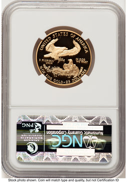 1996-W Proof Gold Eagle 1/2 oz Brown Label NGC PF70 1996-W Proof Gold Eagle 1/2 oz Brown Label NGC PF70