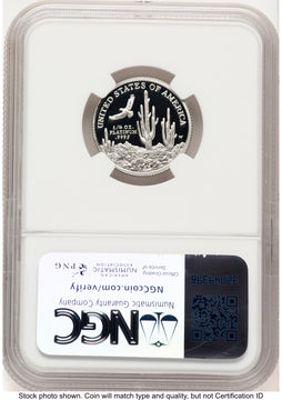 2001-W Proof Platinum Eagle 1/4 oz Brown Label NGC PF70 2001-W Proof Platinum Eagle 1/4 oz Brown Label NGC PF70