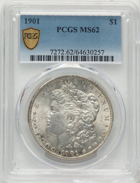 1901 Morgan Dollar PCGS MS62 1901 Morgan Dollar PCGS MS62