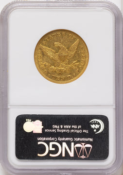 1858-O $10 Liberty Eagle NGC AU50 1858-O $10 Liberty Eagle NGC AU50