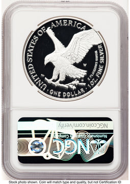 2021-W TY2 Proof Silver Eagle 1 oz 2022 US Mint Releases Kenneth Bressett Red Book NGC PF70