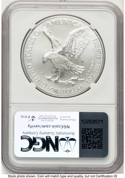 2021-W TY2 Burnished Silver Eagle 1 oz Jeff Garrett Red Book NGC MS70 2021-W TY2 Burnished Silver Eagle 1 oz Jeff Garrett Red Book NGC MS70