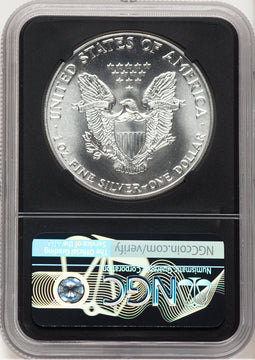 1987 Silver Eagle NGC MS70 Ed Moy