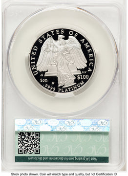 2008-W Proof Platinum Eagle 1 oz Non Designation CACG PR70