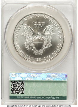 1995 Silver Eagle Ron Drzewucki CACG MS70 1995 Silver Eagle Ron Drzewucki CACG MS70