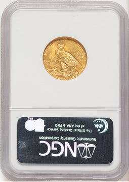 1911 $5 Indian Half Eagle NGC MS63 (520492022)