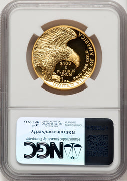 2019-W G$100 American Liberty High Relief Enhanced UC Red Book NGC MS70