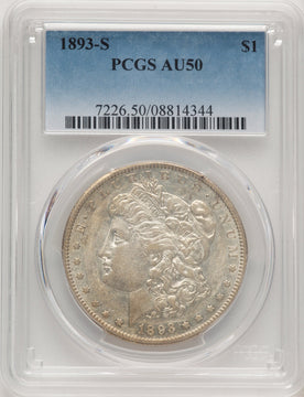 1893-S Morgan Dollar PCGS AU50