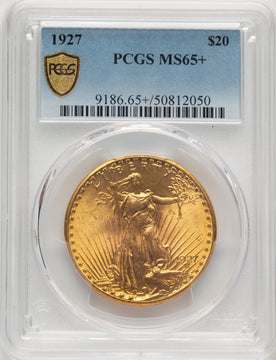 1927 $20 Saint-Gaudens Double Eagle PCGS MS65+ (521339125)