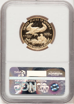 2015-W Proof Gold Eagle 1/2 oz Brown Label NGC PF70