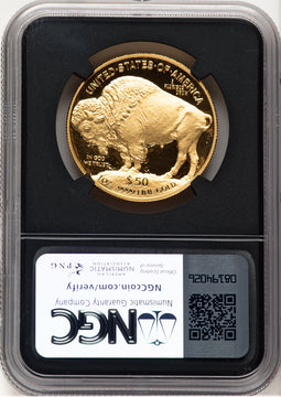 2024-W Proof Gold Buffalo 1 oz FDI Anna Cabral Prestige Treasurer Series NGC MS70