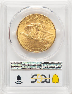 1908 $20 NO MOTTO Saint-Gaudens Double Eagle PCGS MS64+ (521389050)