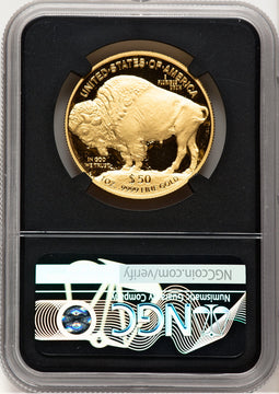 2022-W Proof Gold Buffalo 1 oz AR Anna Cabral NGC MS70