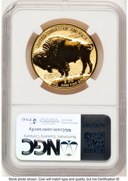 2013-W Reverse Proof Gold Buffalo 1 oz Brown Label NGC PF70