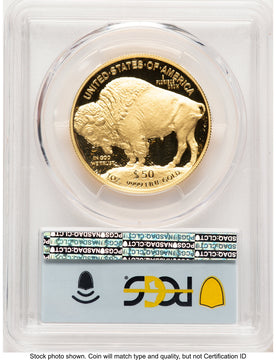 2021-W Proof Gold Buffalo 1 oz FDI Flag PCGS PR70