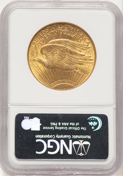 1924 $20 Saint CAC Saint-Gaudens Double Eagle NGC MS63