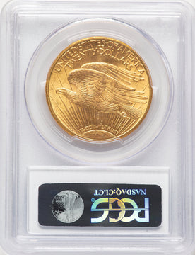 1914-S $20 CAC Blue Gradient Saint-Gaudens Double Eagle PCGS MS64+