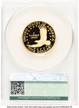 2025-W 1/2 oz Proof Gold Sacagawea 25th Anniversary First Day of Delivery Ron Drzewuki CACG PR70